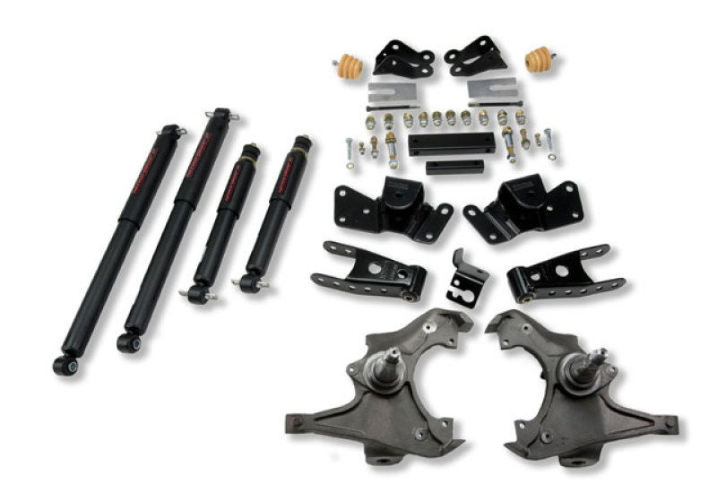 Chevrolet Silverado Coilover Suspension Kit - Front + Rear - Belltech - Nitro Drop 2 - `97-`00