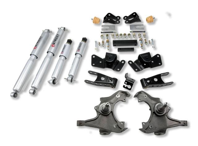 Chevrolet Sierra Coilover Suspension Kit - Front + Rear - Belltech - SP Shocks - `97-`00