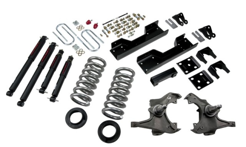 Chevrolet Silverado Suspension Lowering Kit - Front + Rear - Belltech - ND2 Shocks - `97-`00 Chevrolet Silverado Suspension Lowering Kit - Front + Rear - Belltech - ND2 Shocks - `97-`00