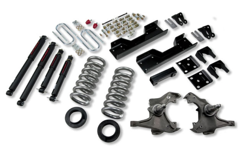 Chevrolet Silverado Suspension Lowering Kit - Front + Rear - Belltech - ND2 Shocks - `97-`00