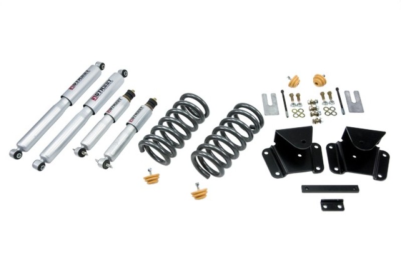 Dodge Dakota R/T Suspension Lowering Kit - Front And Rear - Belltech - Street Performance Shocks - `97-`04