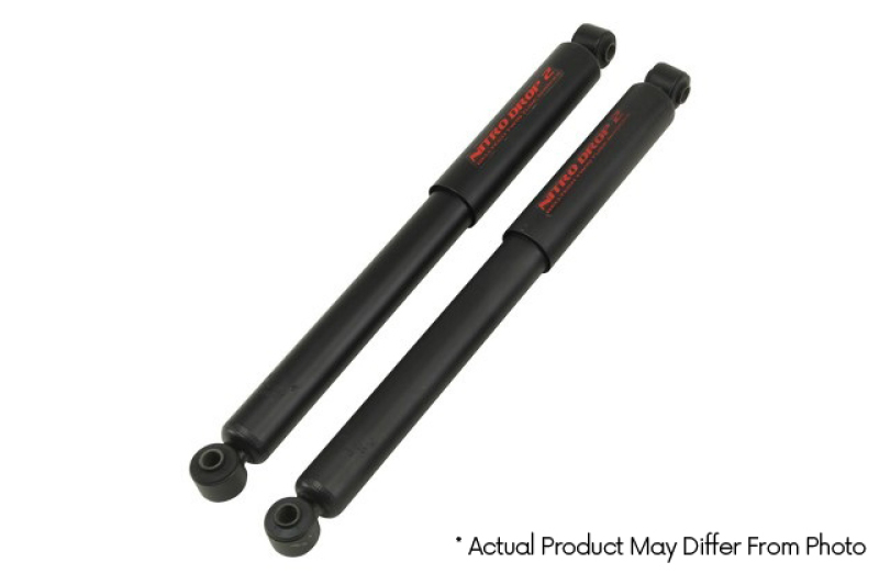 GMC Sierra 1500 Suspension Shock Absorber Set - Front + Rear - Belltech - Nitro Drop 2 - `99-`06