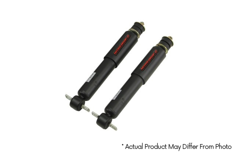 GMC Sierra 1500 Suspension Shock Absorber Set - Front + Rear - Belltech - Nitro Drop 2 - `99-`06