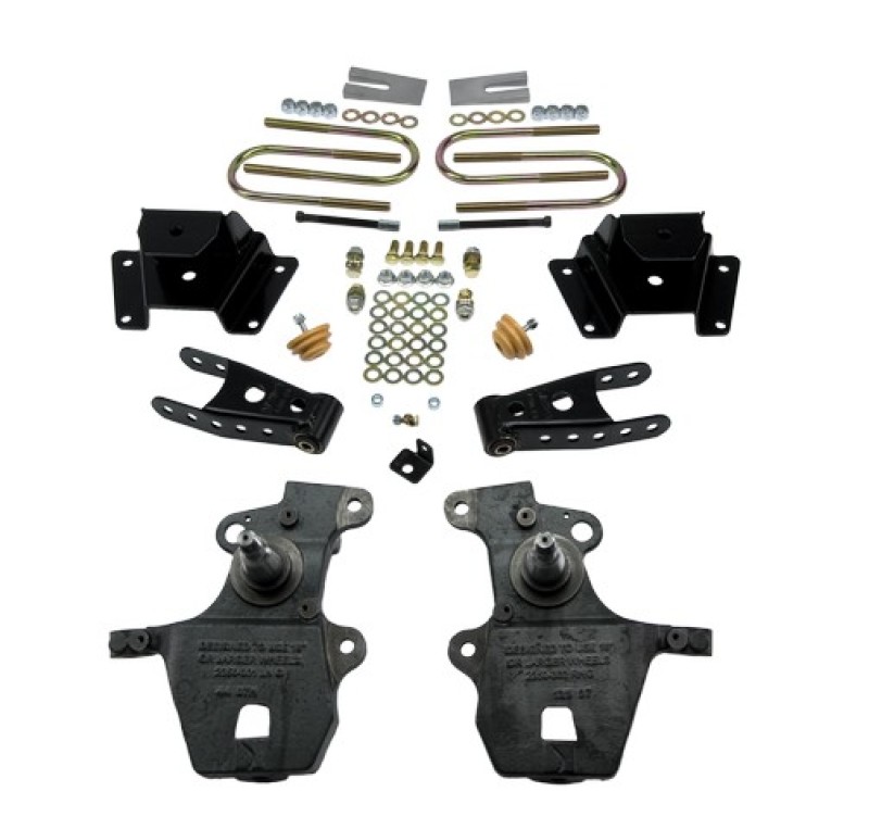 Ford Lightning Suspension Lowering Kit - Front + Rear - Belltech - Complete Kit W/O Shocks - `99-`04