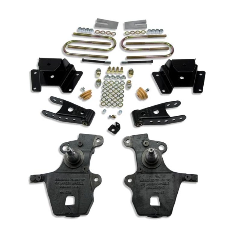 Ford Lightning Suspension Lowering Kit - Front + Rear - Belltech - Complete Kit W/O Shocks - `99-`04