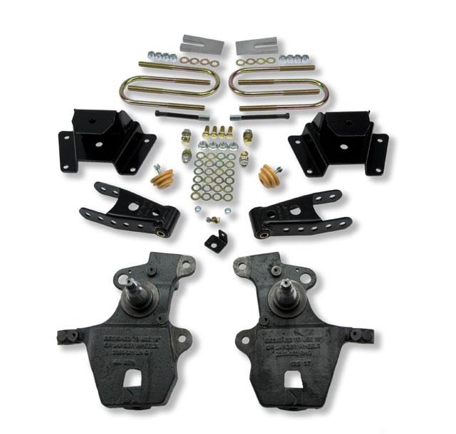 Ford Lightning Suspension Lowering Kit - Front + Rear - Belltech - Complete Kit W/O Shocks - `99-`04