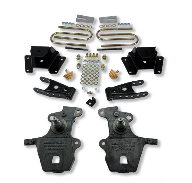 Ford Lightning Suspension Lowering Kit - Front + Rear - Belltech - Complete Kit W/O Shocks - `99-`04