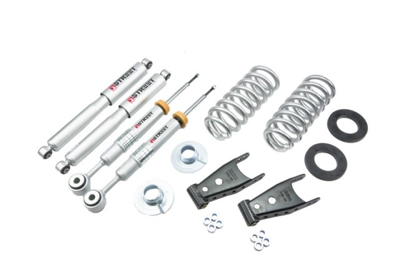 Ford F150 Suspension Lowering Kit - Front + Rear - Belltech - Street Performance Shocks - `04-`08