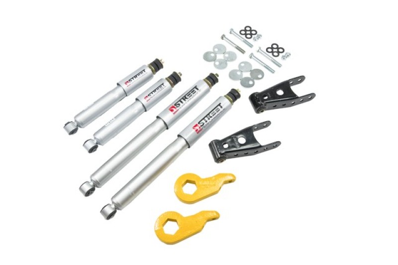 Ford F150 Suspension Lowering Kit - Front + Rear - Belltech - Street Performance Shocks - `97-`03