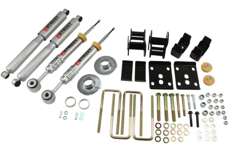 Ford F150 Suspension Lowering Kit - Front + Rear - Belltech - Street Performance Shocks - `09-`13