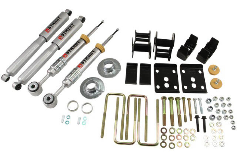 Ford F150 Suspension Lowering Kit - Front + Rear - Belltech - Street Performance Shocks - `09-`13