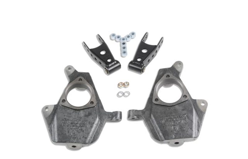 Chevrolet Silverado Lowering Kit - Front + Rear - Belltech - 2in Front/2in or 3in Rear w/o Shocks - `14-`15