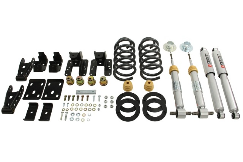 Chevrolet Silverado Coilover Suspension Kit - Front + Rear - Belltech - Street Performance Shocks - `14-`18 Chevrolet Silverado Coilover Suspension Kit - Front + Rear - Belltech - Street Performance Shocks - `14-`18