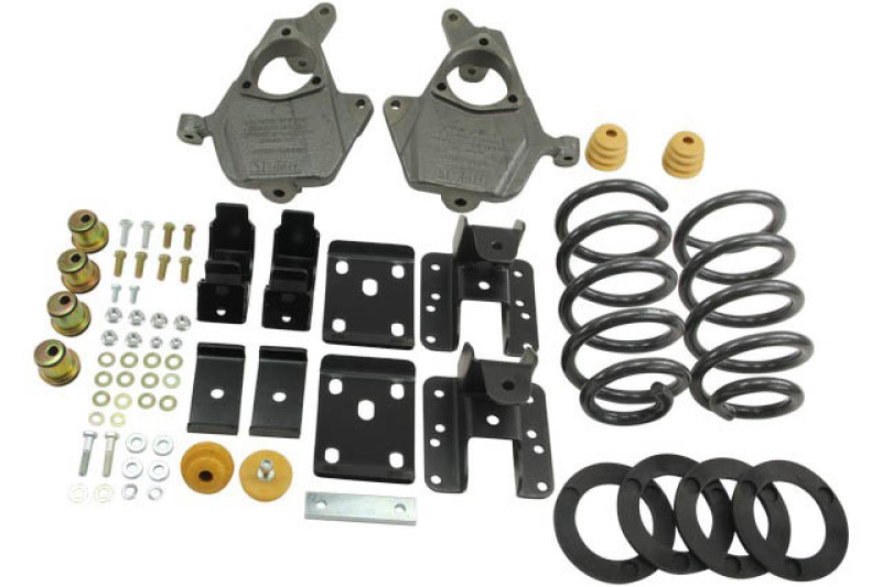 Chevrolet Sierra Lowering Kit - Front + Rear - Belltech - 3in or 4in Ft/5in or 6in Rr w/o Shocks - `14-`15