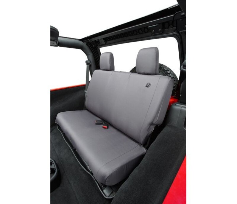 Jeep Wrangler JK Seat Covers - Rear - Bestop - Charcoal - `08-`12