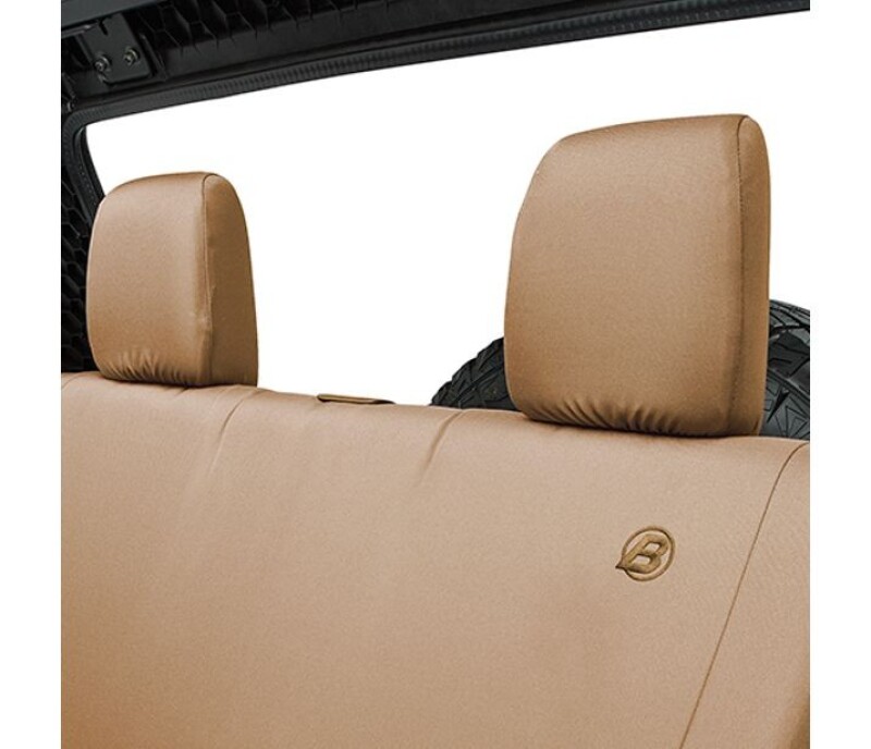 Jeep Wrangler JK Seat Cover - Rear - Bestop - Tan - `07-`18