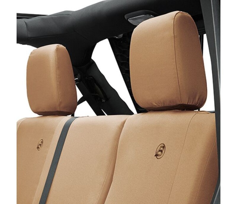 Jeep Wrangler JK Seat Covers - Rear - Bestop - Tan - `13-`18