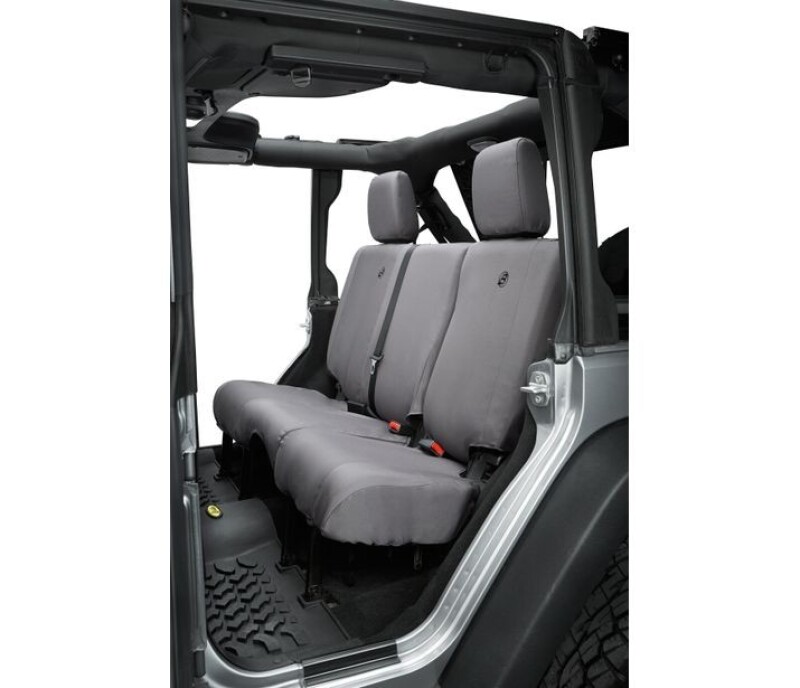 Jeep Wrangler JK Seat Covers - Rear - Bestop - Charcoal - `13-`18