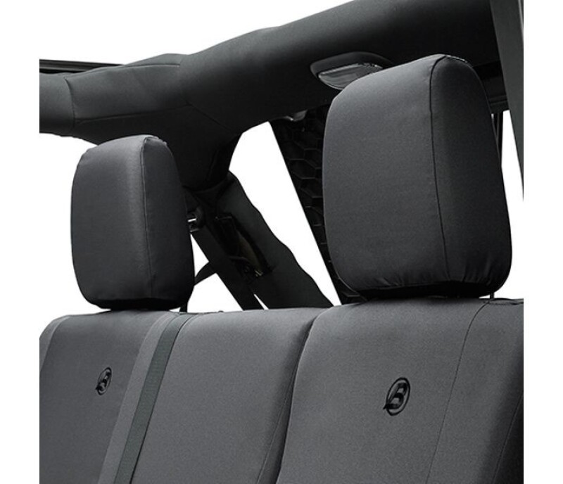 Jeep Wrangler JK Seat Covers - Rear - Bestop - Black Diamond - `13-`18