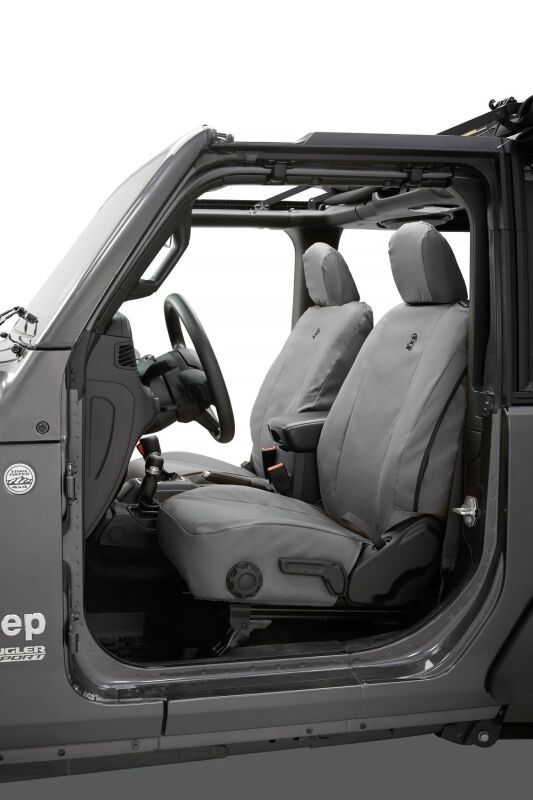 Jeep Wrangler JL Seat Covers - Front - Bestop - Charcoal - `18-`26
