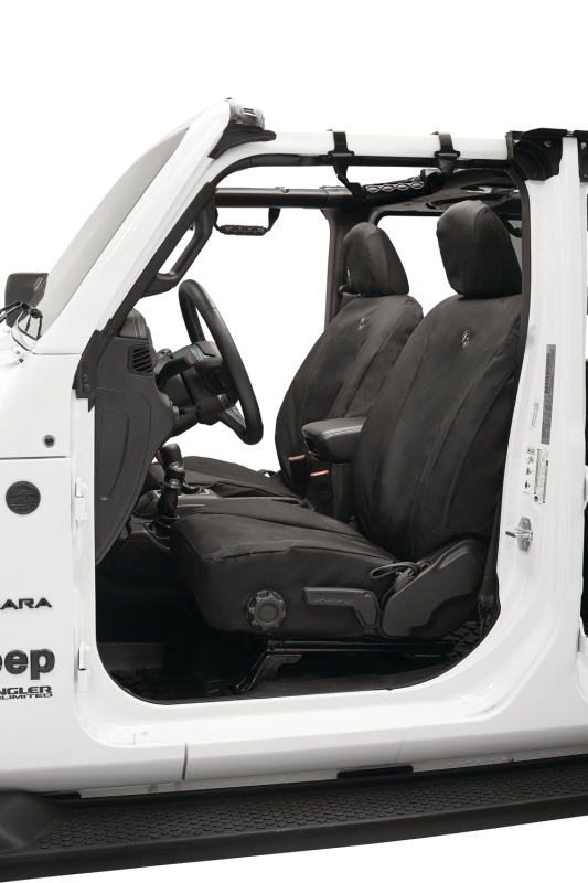 Jeep Wrangler JL Seat Covers - Front - Bestop - Black Diamond - `18-`26