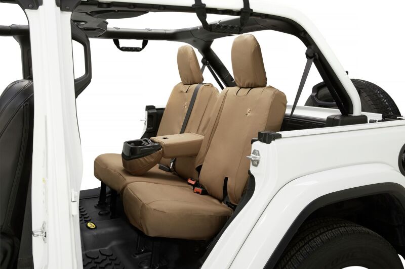 Jeep Wrangler JL Seat Covers - Rear - Bestop - Tan - `18-`23