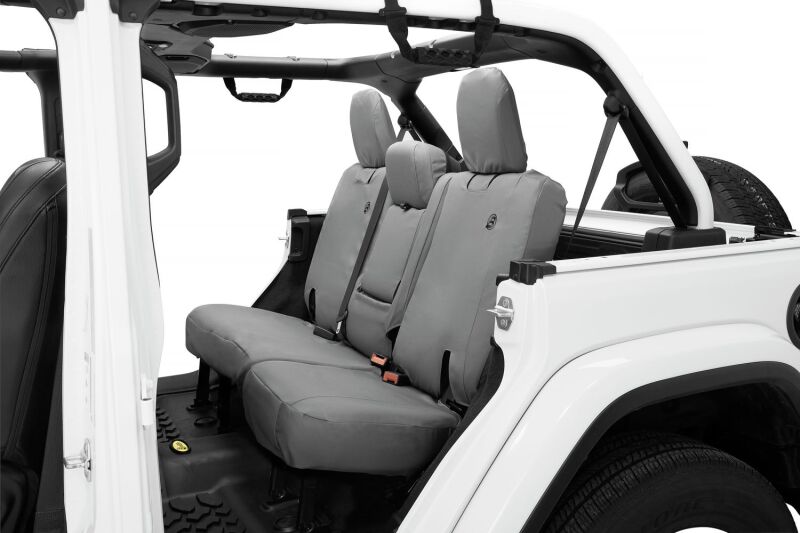 Jeep Wrangler JL Seat Covers - Rear - Bestop - Charcoal - `18-`23