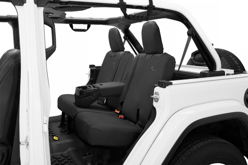 Jeep Wrangler JL Seat Covers - Rear - Bestop - Black Diamond - `18-`23