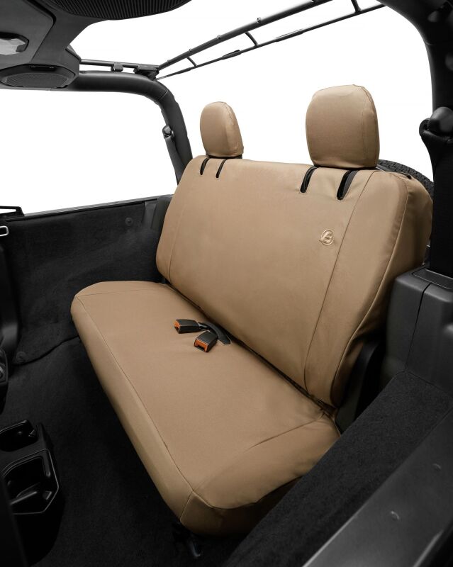 Jeep Wrangler JL Seat Covers - Rear - Bestop - Tan - `18-`23