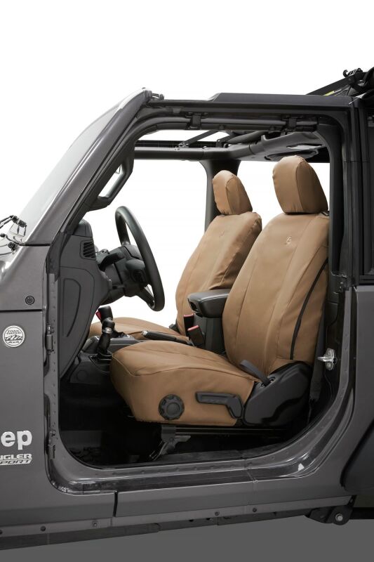Jeep Wrangler JL Seat Covers - Front - Bestop - Tan - `18-`26