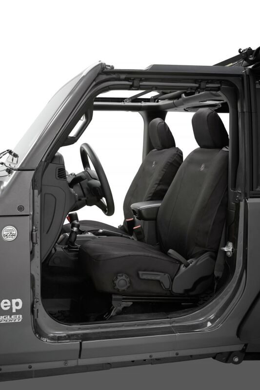 Jeep Wrangler JL Seat Covers - Front - Bestop - Black Diamond - `18-`26