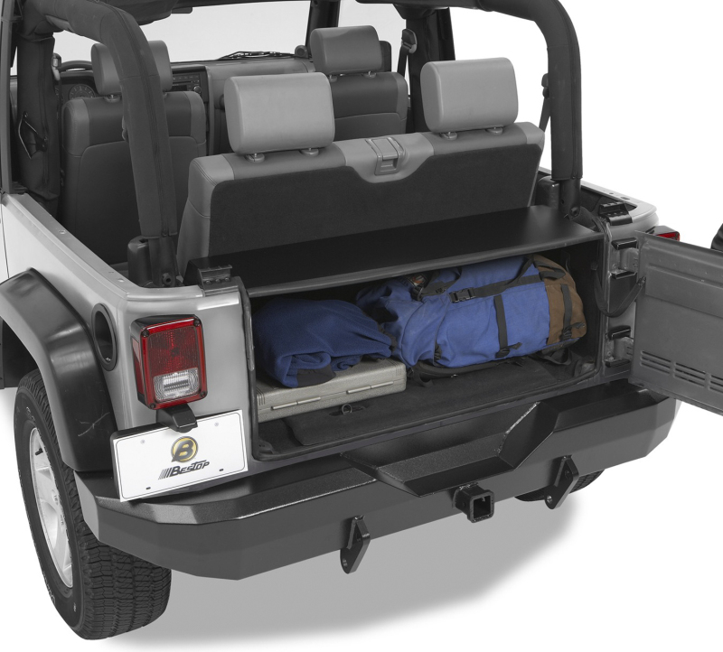 Jeep Wrangler Cargo Box - Rear - Bestop - Black - `11-`18