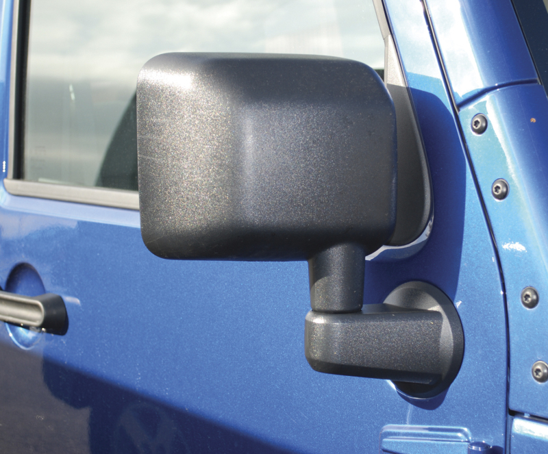Jeep Wrangler JK Mirror Set - Bestop - ABS Composite, Not Powered - Black - `07-`18