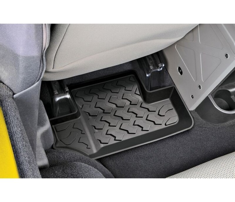 Jeep Wrangler JK Floor Mats - Rear - Bestop - Black - `07-`10