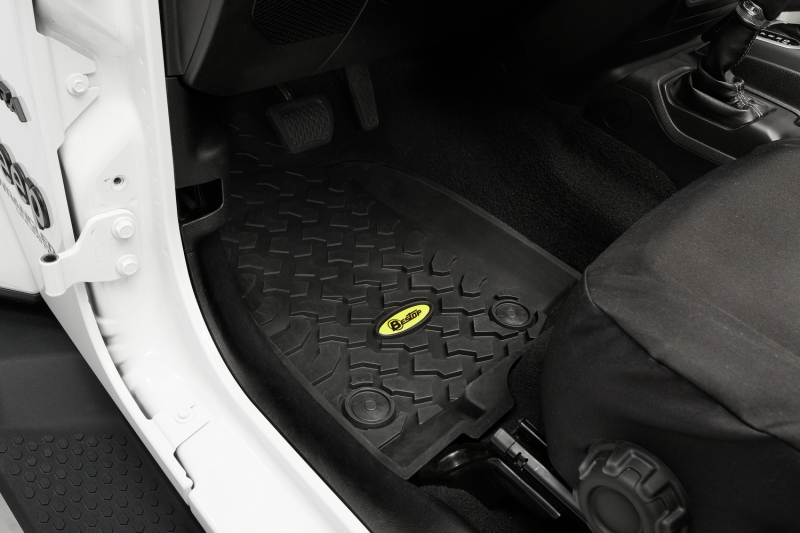 Jeep Gladiator Floor Mats - Front - Bestop - Black - `20-`26