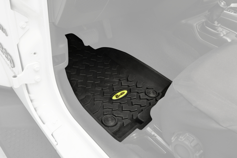 Jeep Wrangler JL Floor Mats - Front - Bestop - Black - `18-`26