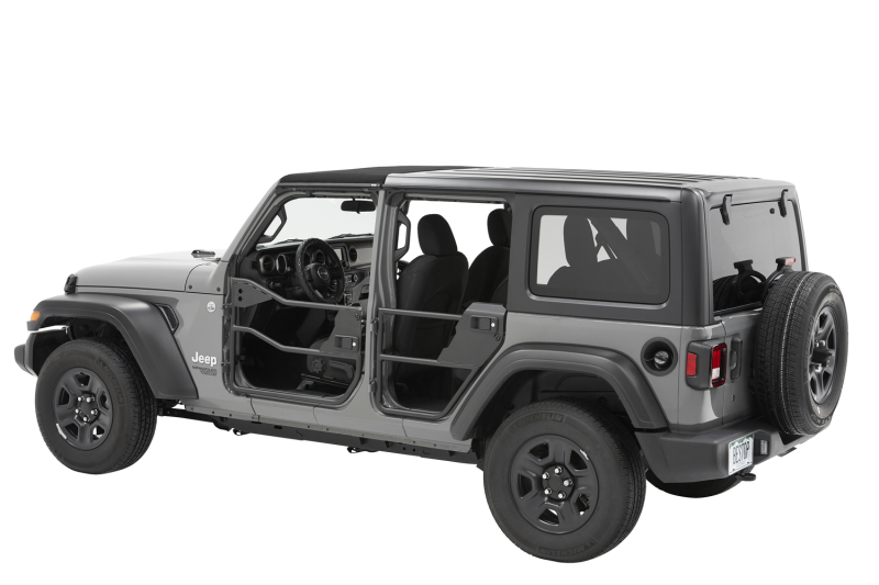 Jeep Wrangler JL Doors - Front - Bestop - Element - Matte Black - `18-`26