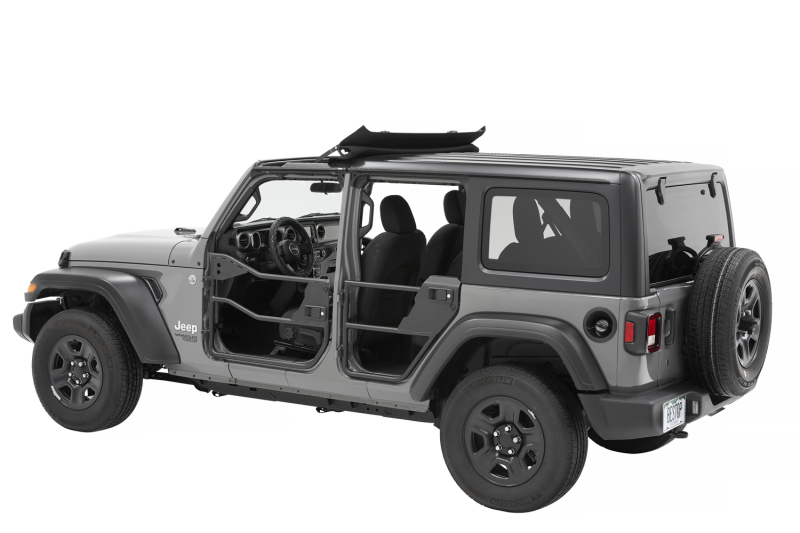 Jeep Wrangler JL Doors - Rear - Bestop - Element - Matte Black - `18-`26