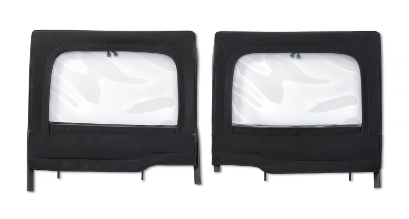 Jeep Gladiator Element Upper Doors - Rear - Bestop - HighRock 4x4(TM) Element(TM) - Black Twill - `20-`26