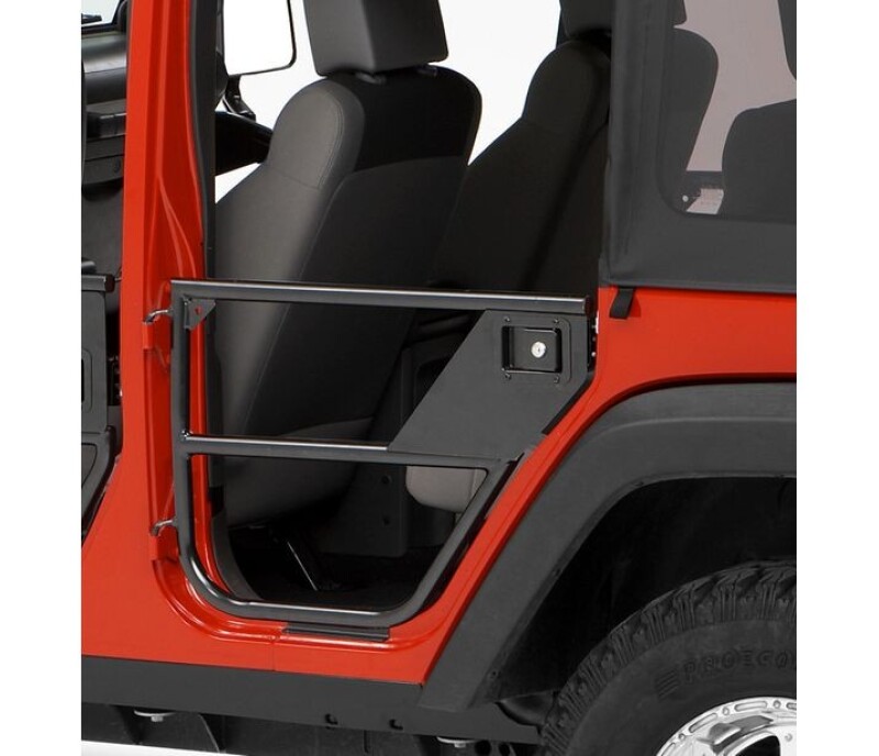 Jeep Wrangler JK Doors - Rear - Bestop - HighRock 4x4 Element - Matte Black - `07-`18