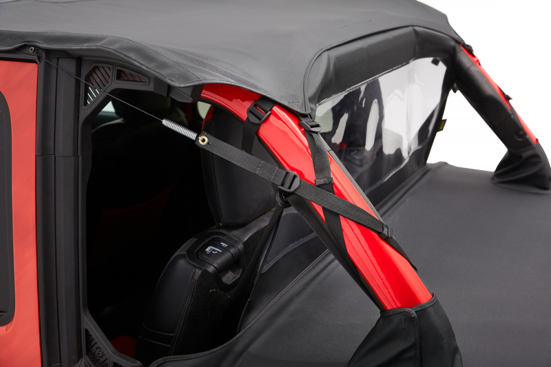 Jeep Wrangler JL Bikini Top - Bestop - Safari Cable Style - Black Diamond - `18-`23