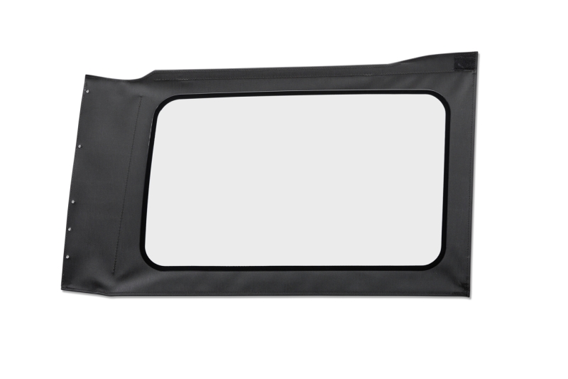 Jeep Wrangler JL Replacement Windows - Quarter Right Hand - Bestop - OE JL - Black Vinyl Clear - `18-`26