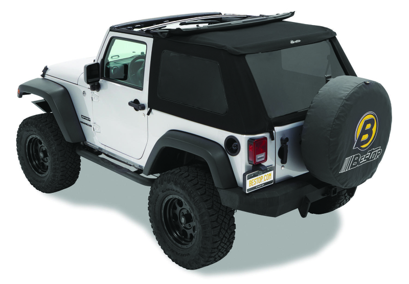 Jeep Wrangler JK Soft Top - Bestop - A-Top Trektop Premium - Black Twill - `07-`18