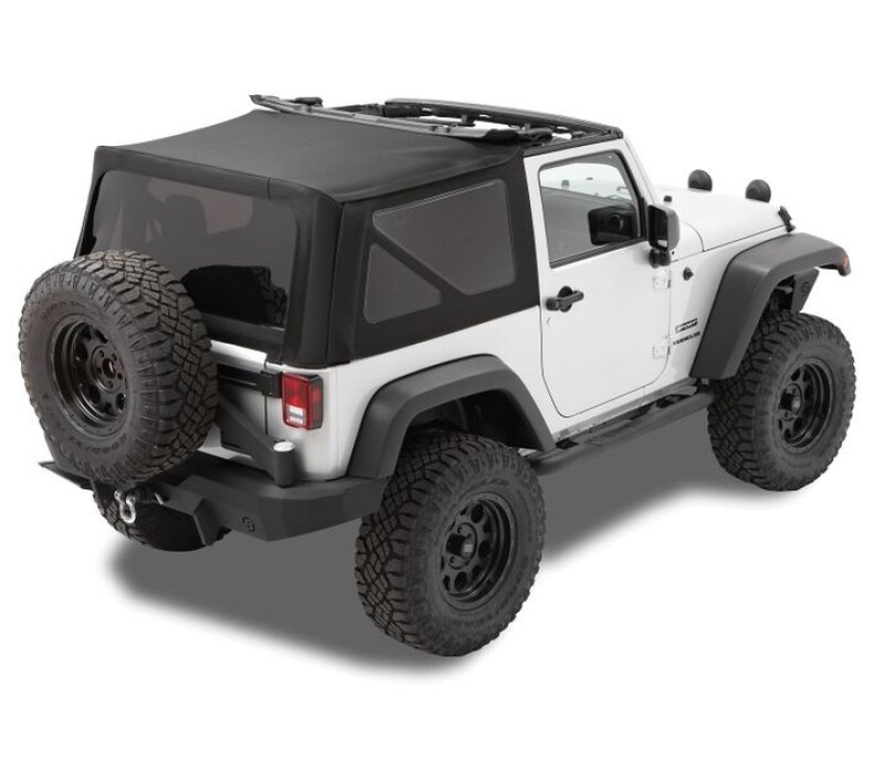 Jeep Wrangler JK Soft Top - Bestop - Premium Tinted - Black Twill - `07-`09