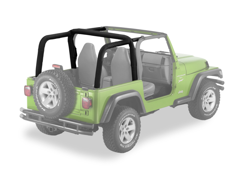Jeep Wrangler Sport Bar Cover - Bestop - Black Diamond - `03-`06