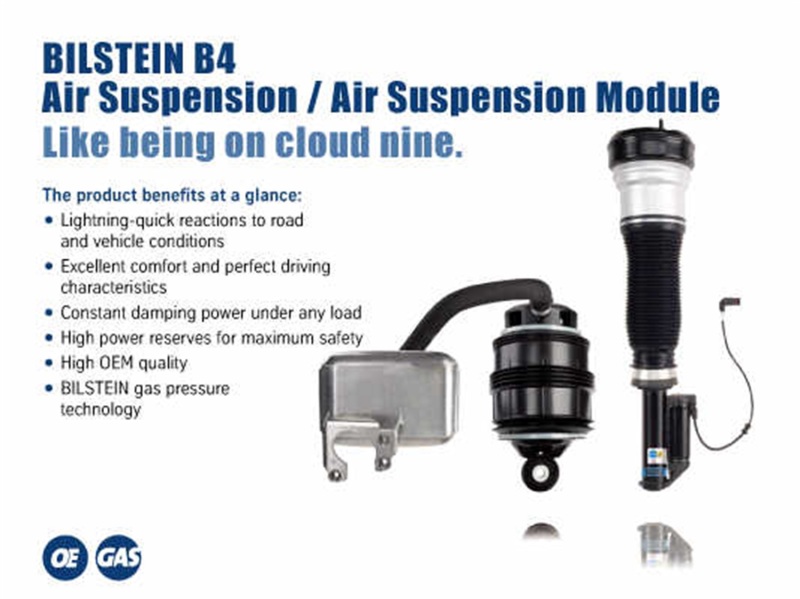 Mercedes-Benz S350 Air Suspension Strut - Front Left - Bilstein - B4 OE Replacement (Air) - `12-`13
