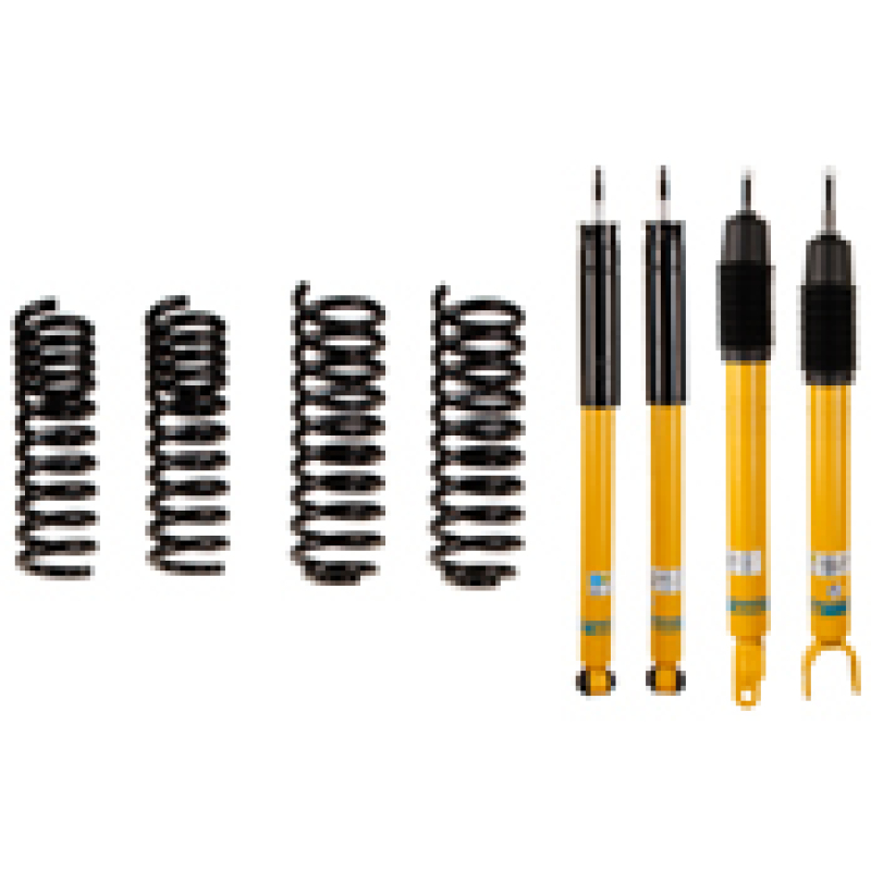 Mercedes-Benz E350 Coilover Suspension Kit - Front + Rear - Bilstein - B12 (Pro-Kit) Fixed-Height Lowering 24-40mm + B8 Performance Plus Dampers + Eibach Pro-Kit Springs - `06-`09
