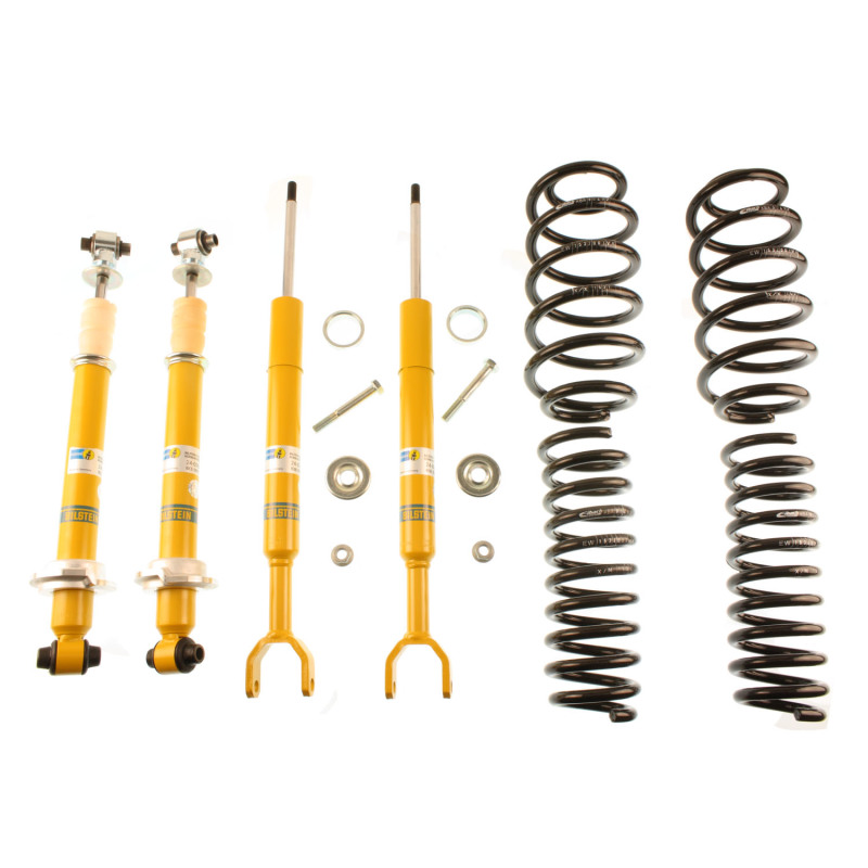 Audi A4 Quattro Coilover Suspension Kit - Front + Rear - Bilstein - B12 (Pro-Kit) with B8 Performance Plus dampers and Eibach (Pro-Kit) springs - `96-`00