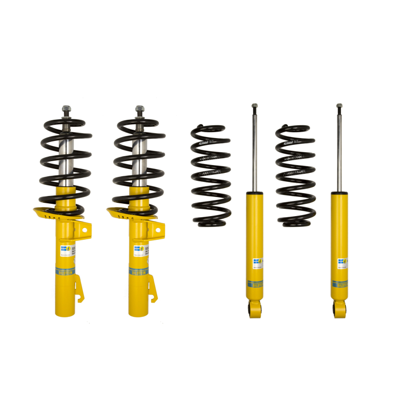 Volkswagen Golf Coilover Suspension Kit - Front + Rear - Bilstein - B12 (Pro-Kit) | B8 Performance Plus Dampers + Eibach Pro-Kit Springs | Fixed Height Lowering - `10-`14