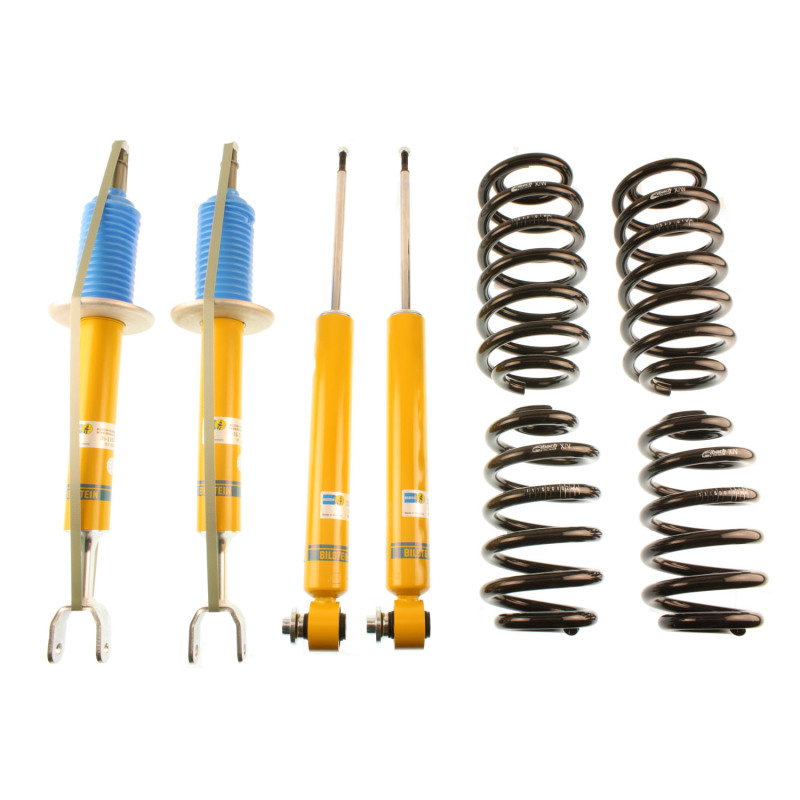Audi A6 Quattro Coilover Suspension Kit - Front + Rear - Bilstein - B12 (Pro-Kit) + B8 Dampers + Eibach Pro-Kit Springs - `05-`11